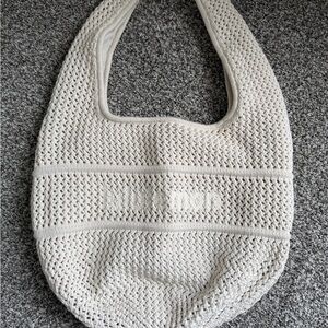 Lululemon Cotton Crochet Shoulder Bag – Ivory